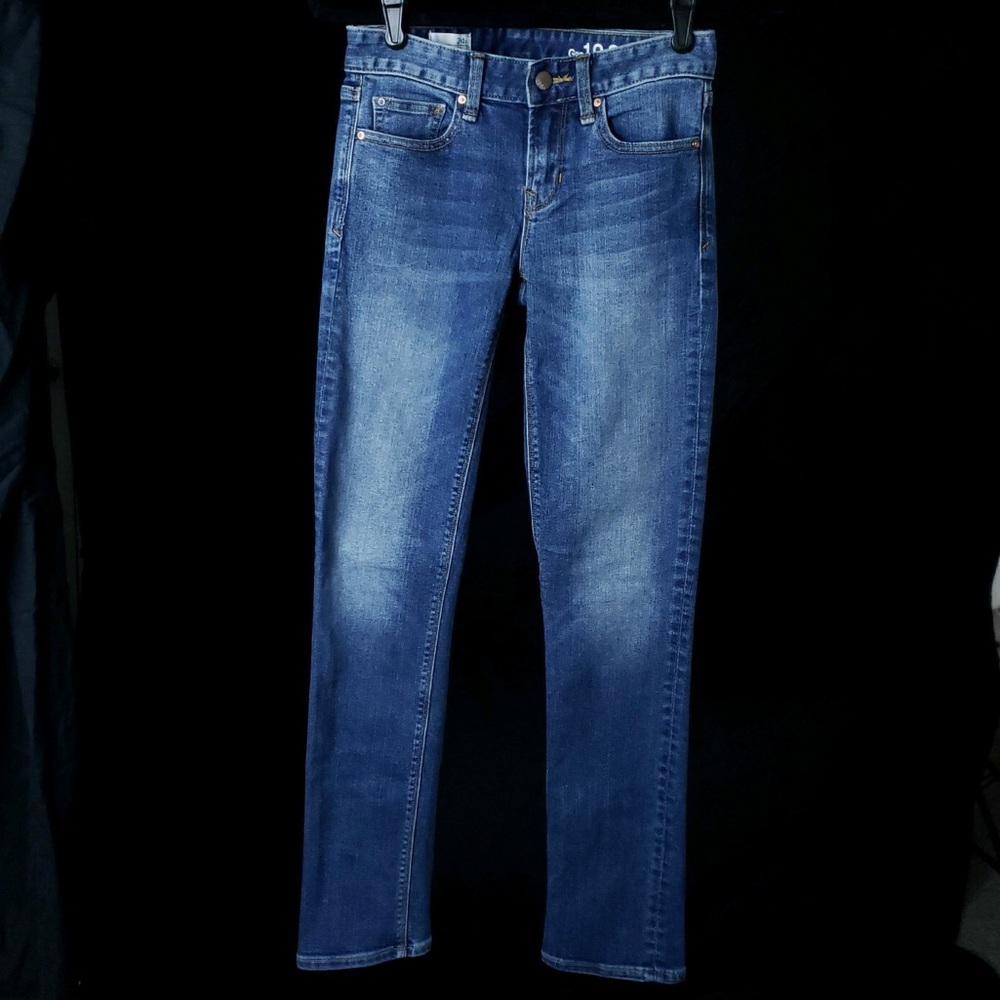 GAP Low Rise Real Straight Denim
